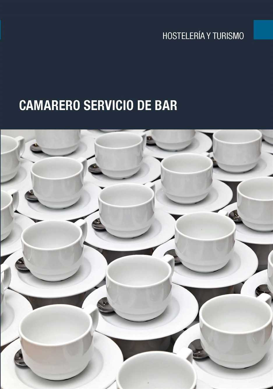 Camarero servicio de bar