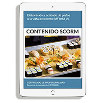 ELABORACIÓN Y ACABADO DE PLATOS A LA VISTA DEL CLIENTE