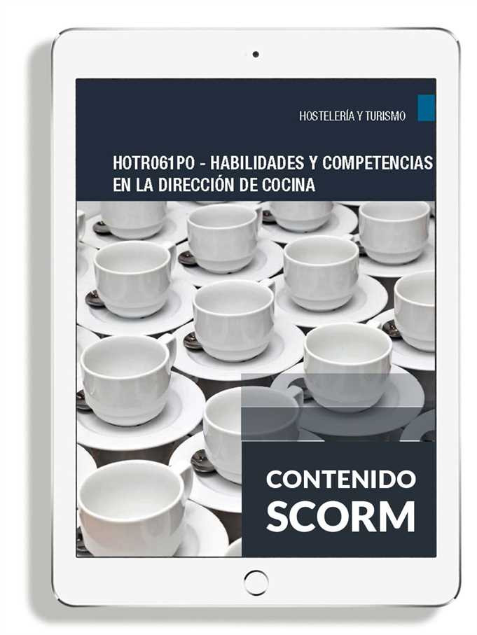 HOTR061PO - HABILIDADES Y COMPETENCIAS EN LA DIRECCIÓN DE COCINA