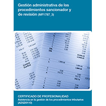 MF1787_3 - Gestión administrativa de los procedimientos sancionador y de revisión