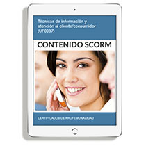 TÉCNICAS DE INFORMACIÓN Y ATENCIÓN AL CLIENTE/CONSUMIDOR