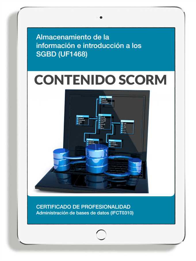 ALMACENAMIENTO DE LA INFORMACIÓN E INTRODUCCIÓN A LOS SGDB