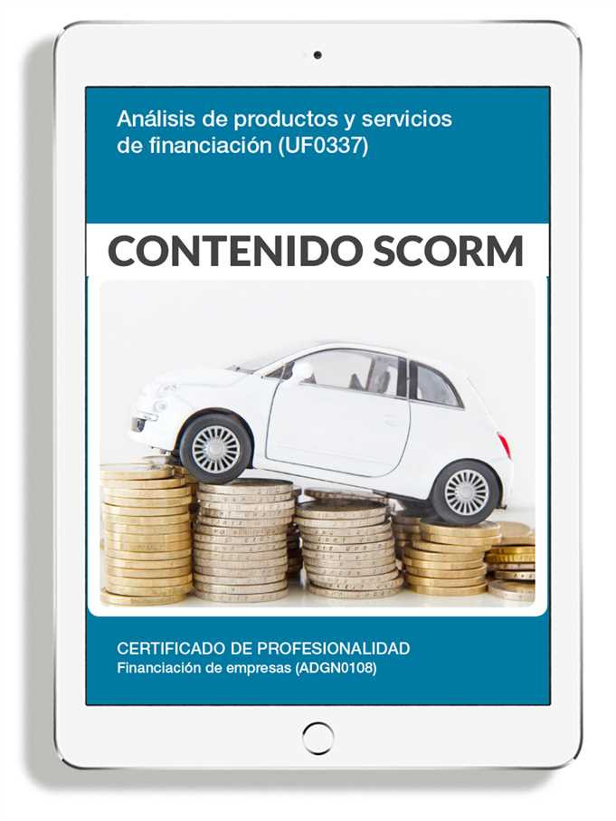 ANÁLISIS DE PRODUCTOS Y SERVICIOS DE FINANCIACIÓN