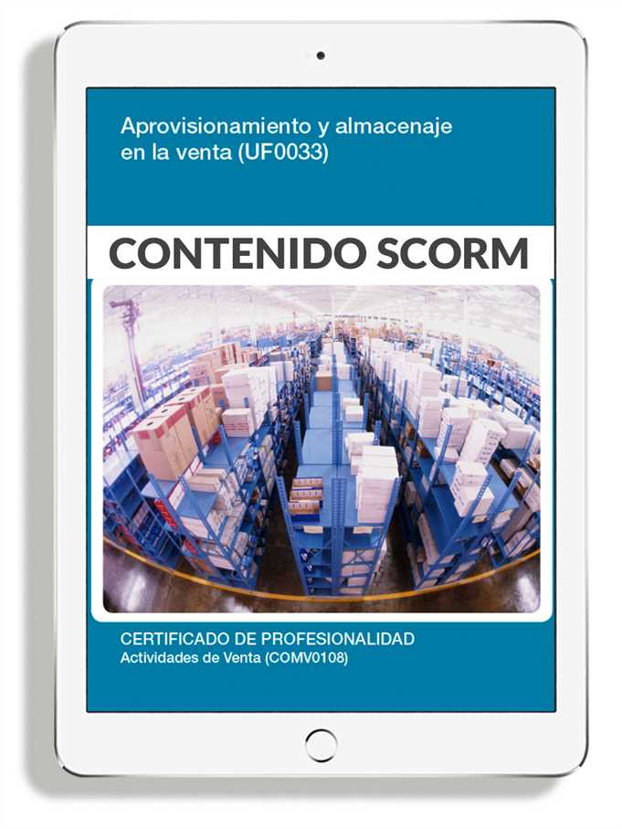 APROVISIONAMIENTO Y ALMACENAJE EN LA VENTA