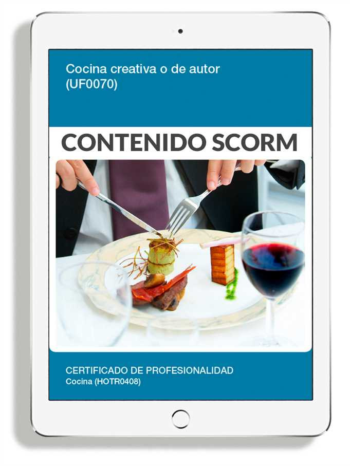 COCINA CREATIVA O DE AUTOR