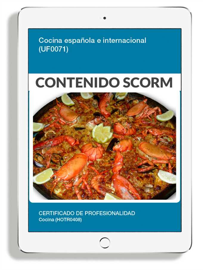 COCINA ESPAÑOLA E INTERNACIONAL