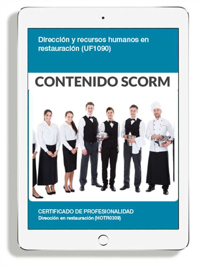 DIRECCIÓN Y RECURSOS HUMANOS EN RESTAURACIÓN