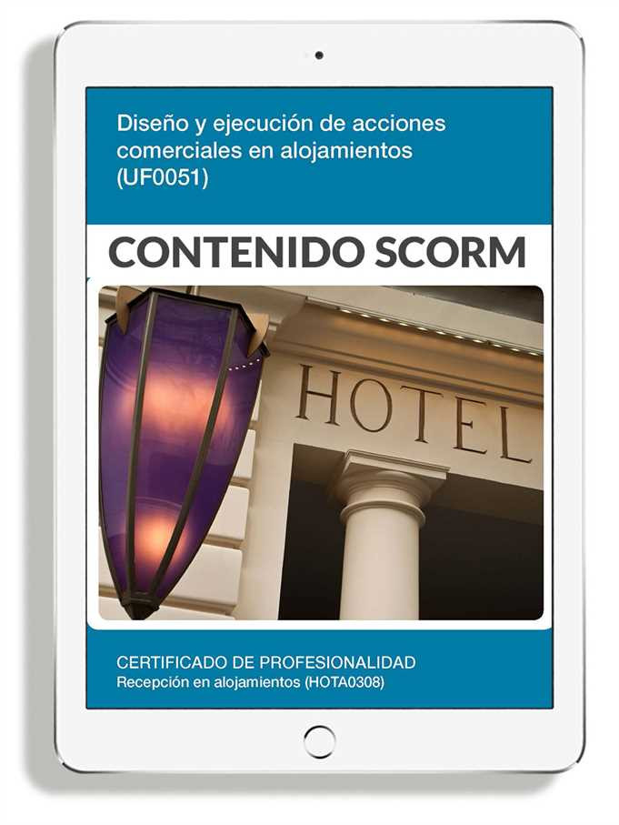 DISEÑO Y EJECUCIÓN DE ACCIONES COMERCIALES EN ALOJAMIENTOS