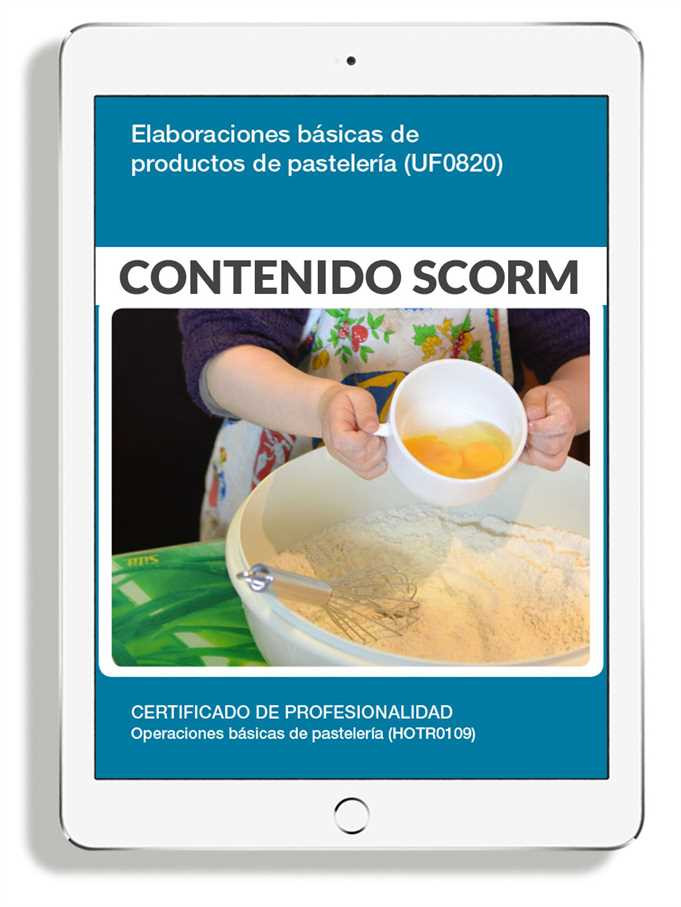 ELABORACIONES BÁSICAS DE PRODUCTOS DE PASTELERÍA