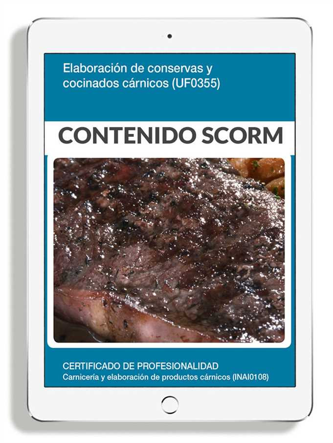 ELABORACIÓN DE CONSERVAS Y COCINADOS CÁRNICOS