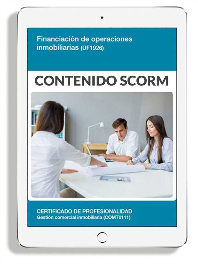 FINANCIACIÓN DE OPERACIONES INMOBILIARIAS