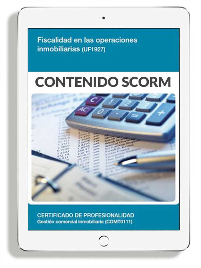 FISCALIDAD EN LAS OPERACIONES INMOBILIARIAS
