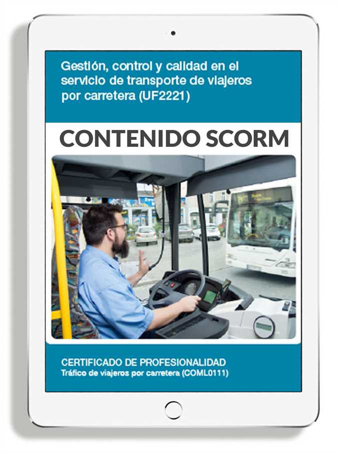 GESTIÓN, CONTROL Y CALIDAD EN EL SERVICIO DE TRANSPORTE DE VIAJEROS POR CARRETERA