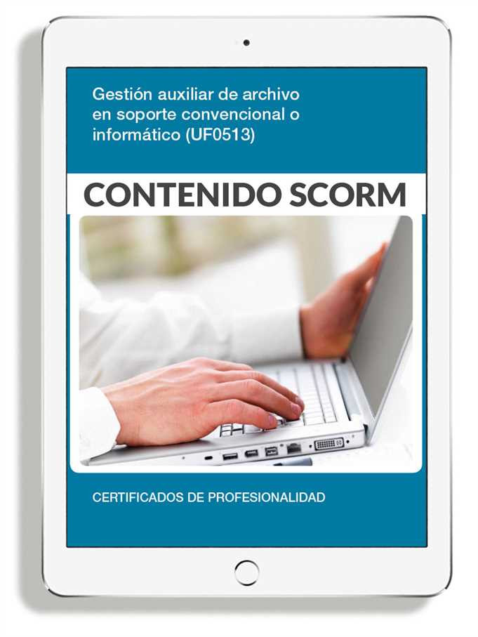 GESTIÓN AUXILIAR DE ARCHIVO EN SOPORTE CONVENCIONAL O INFORMÁTICO