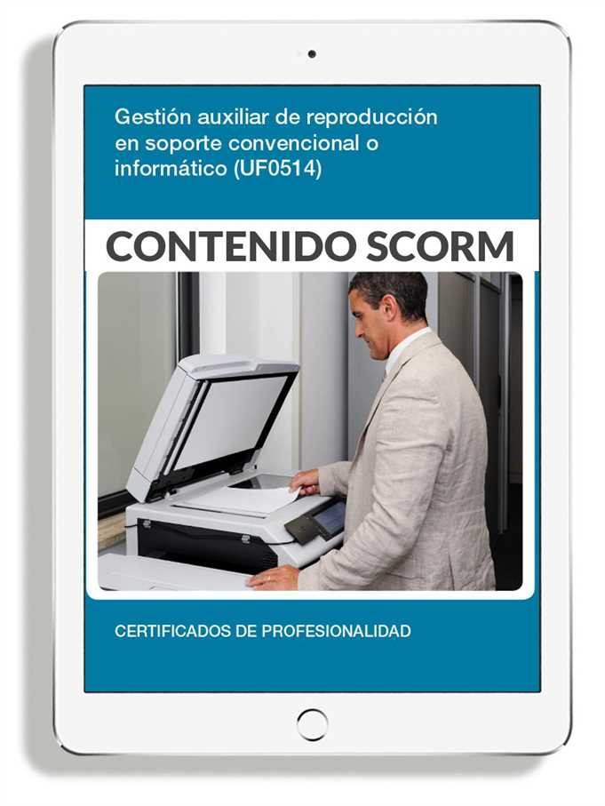 GESTIÓN AUXILIAR DE REPRODUCCIÓN EN SOPORTE CONVENCIONAL O INFORMÁTICO