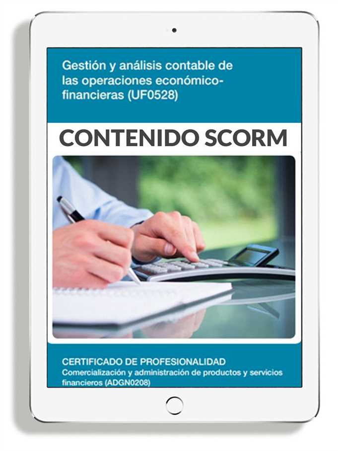 GESTIÓN Y ANÁLISIS CONTABLE DE LAS OPERACIONES ECONÓMICO-FINANCIERAS