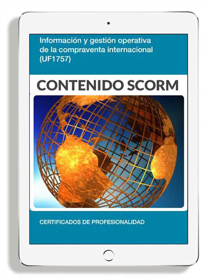 INFORMACIÓN Y GESTIÓN OPERATIVA DE LA COMPRAVENTA INTERNACIONAL