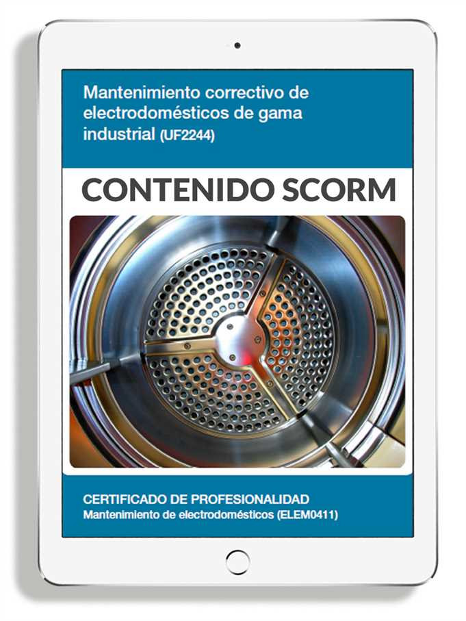 MANTENIMIENTO CORRECTIVO DE ELECTRODOMÉSTICOS DE GAMA INDUSTRIAL