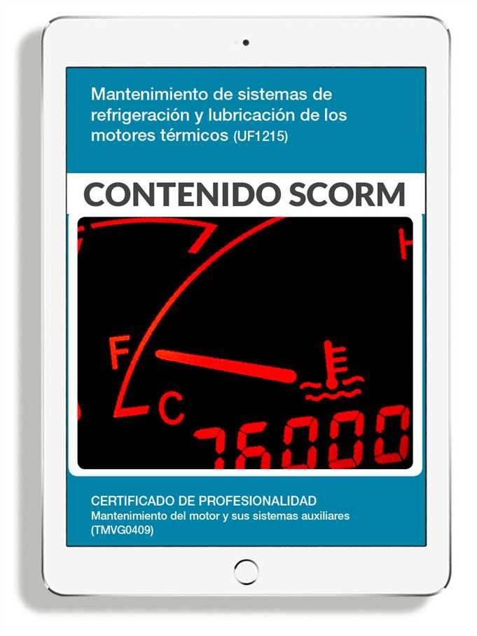 MANTENIMIENTO DE SISTEMAS DE REFRIGERACIÓN Y LUBRICACIÓN DE LOS MOTORES TÉRMICOS