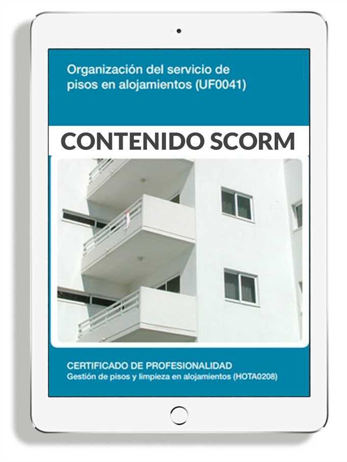 ORGANIZACIÓN DEL SERVICIO DE PISOS EN ALOJAMIENTOS