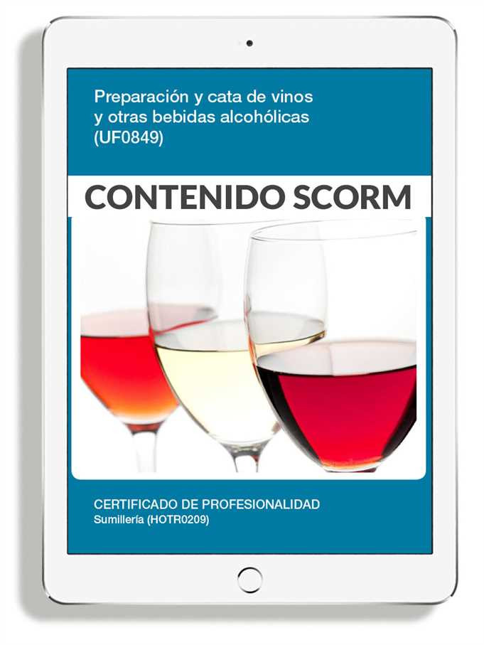 PREPARACIÓN Y CATA DE VINOS Y OTRAS BEBIDAS ALCOHÓLICAS