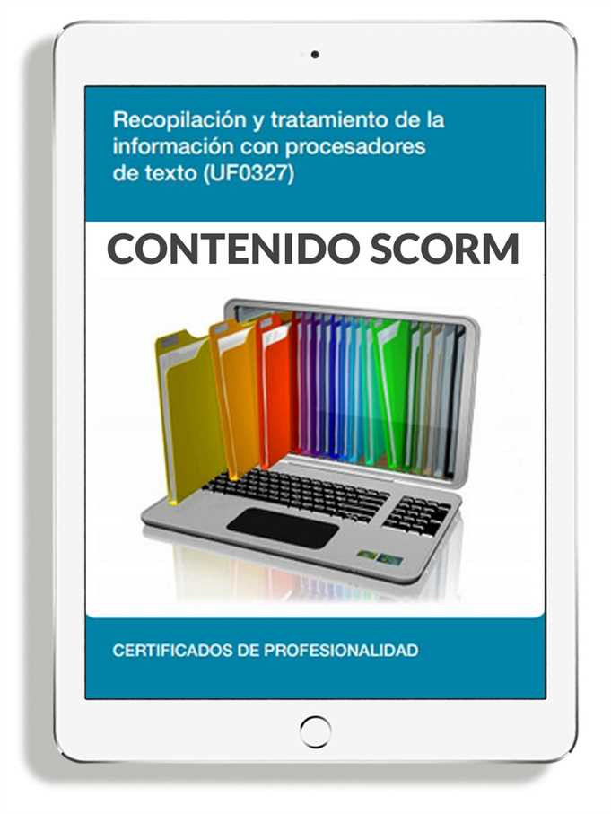 RECOPILACIÓN Y TRATAMIENTO DE LA INFORMACIÓN CON PROCESADORES DE TEXTO