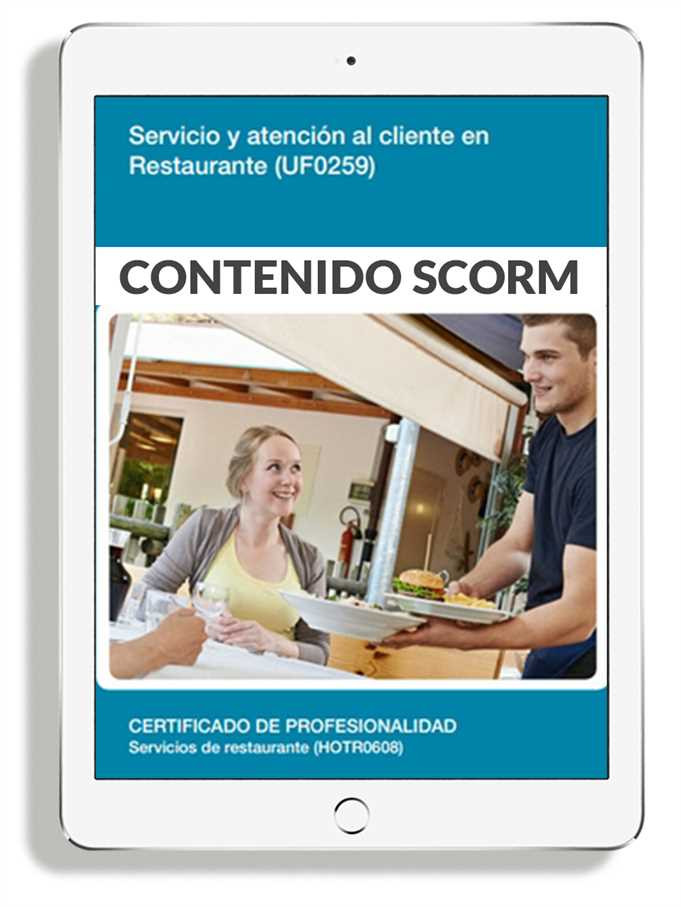 SERVICIO Y ATENCIÓN AL CLIENTE EN RESTAURANTE