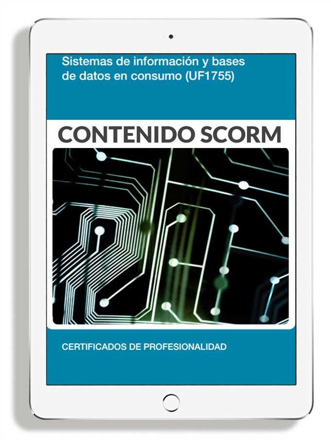 SISTEMAS DE INFORMACIÓN Y BASES DE DATOS EN CONSUMO