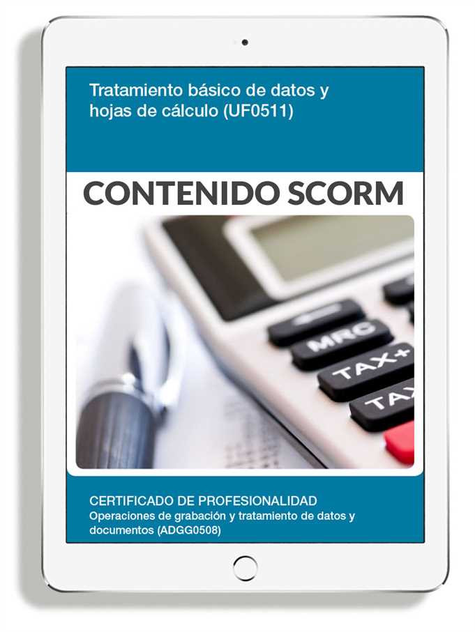 TRATAMIENTO BÁSICO DE DATOS Y HOJAS DE CÁLCULO