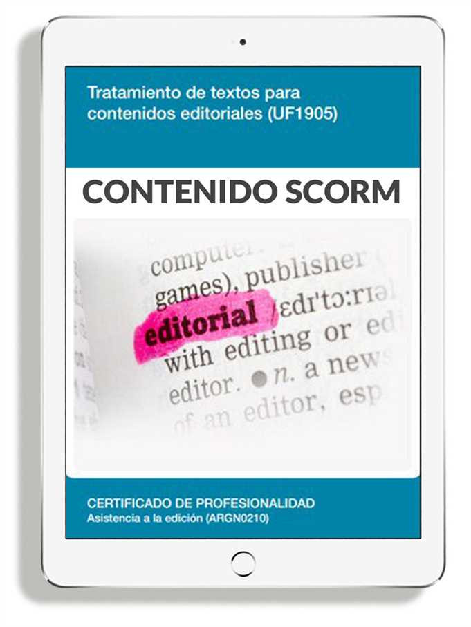 TRATAMIENTO DE TEXTOS PARA CONTENIDOS EDITORIALES