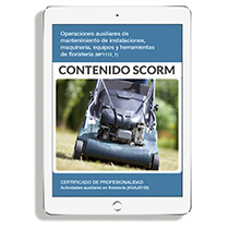 OPERACIONES AUXILIARES DE MANTENIMIENTO DE INSTALACIONES MAQUINARIA EQUIPOS Y HERRAMIENTAS DE FLORISTERÍA