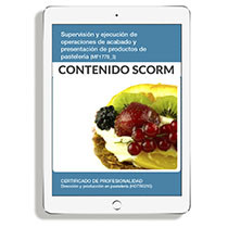 SUPERVISIÓN Y EJECUCIÓN DE OPERACIONES DE ACABADO Y PRESENTACIÓN DE PRODUCTOS DE PASTELERÍA