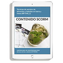 TÉCNICAS DE SERVICIO DE ALIMENTOS Y BEBIDAS EN BARRA Y MESA