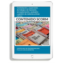 CONTRATACIÓN Y SUPERVISIÓN DE TRABAJOS DE IMPRESIÓN ENCUADERNACIÓN ACABADOS Y GESTIÓN DE MATERIAS PRIMAS