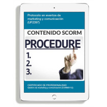 PROTOCOLO EN EVENTOS DE MARKETING Y COMUNICACIÓN