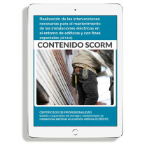 RELACIÓN DE LAS INTERVENCIONES NECESARIAS PARA EL MANTENIMIENTO DE LAS INSTALACIONES ELÉCTRICAS EN EL ENTORNO DE EDIFICIOS Y CON FINES ESPECIALES