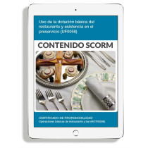 USO DE LA DOTACIÓN BÁSICA DEL RESTAURANTE Y ASISTENCIA EN EL PRESERVICIO