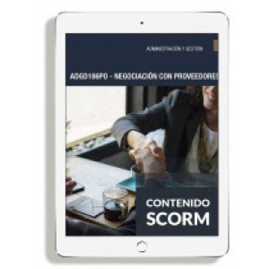 ADGD186PO - NEGOCIACIÓN CON PROVEEDORES
