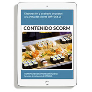 ELABORACIÓN Y ACABADO DE PLATOS A LA VISTA DEL CLIENTE