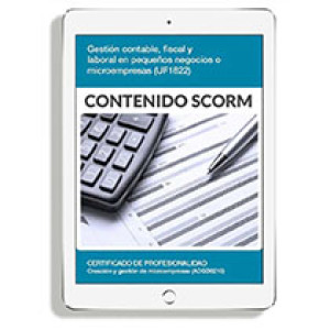 UF1822 - GESTIÓN CONTABLE, FISCAL Y LABORAL EN PEQUEÑOS NEGOCIOS O MICROEMPRESAS