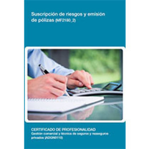 MF2180_2 - Suscripción de riesgos y emisión de pólizas