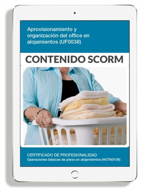 APROVISIONAMIENTO Y ORGANIZACIÓN DEL OFFICE EN ALOJAMIENTOS