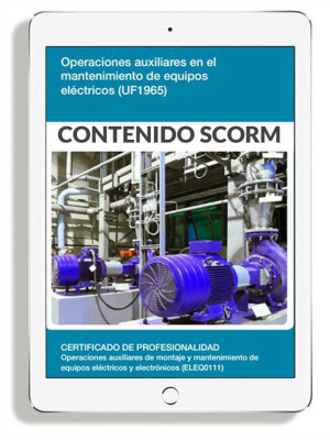 OPERACIONES AUXILIARES EN EL MANTENIMIENTO DE EQUIPOS ELÉCTRICOS