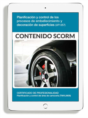 PLANIFICACIÓN Y CONTROL DE LOS PROCESOS DE EMBELLECIMIENTO Y DECORACIÓN DE SUPERFICIES