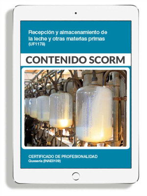 RECEPCIÓN Y ALMACENAMIENTO DE LA LECHE Y OTRAS MATERIAS PRIMAS