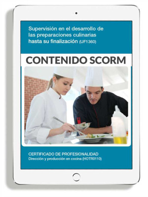 SUPERVISIÓN EN EL DESARROLLO DE LAS PREPARACIONES CULINARIAS HASTA SU FINALIZACIÓN