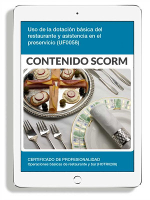 USO DE LA DOTACIÓN BÁSICA DEL RESTAURANTE Y ASISTENCIA EN EL PRESERVICIO